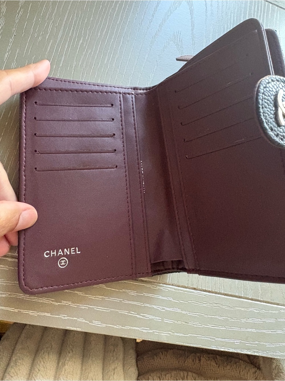FASHION Black Caviar with Silver Hardware Wallet - Picture 7 of 15